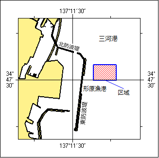 小型船舶操縦訓練位置図