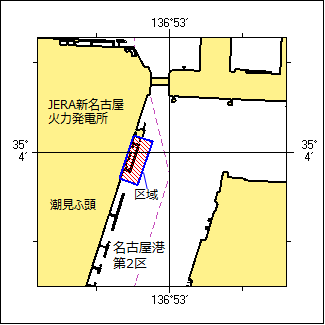 クラゲ防止網設置位置図