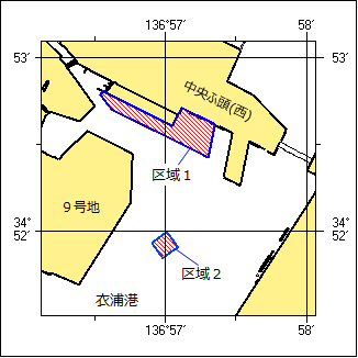 護岸築造工事位置図