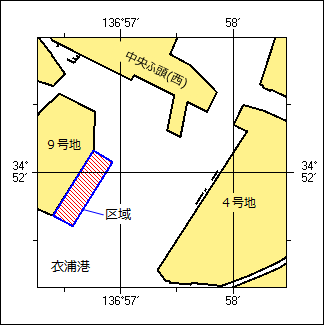 小型船舶操縦訓練位置図