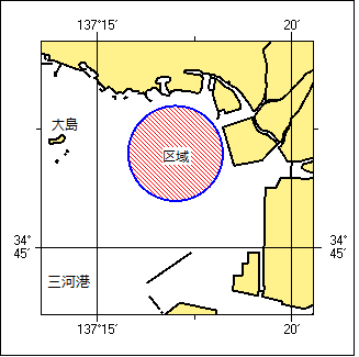 小型船舶操縦訓練位置図