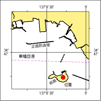 目標物不存在位置図