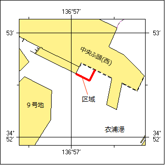 護岸築造工事位置図