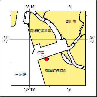 風力タービン不存在位置図