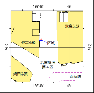 岸壁改良工事位置図