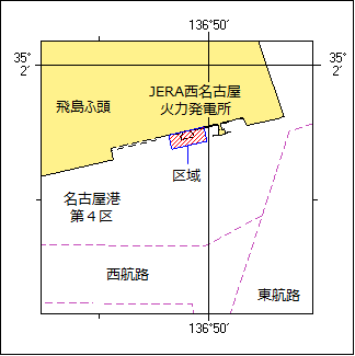 クラゲ防止網設置等位置図