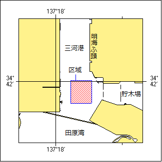 潜水作業等（三河港南部）