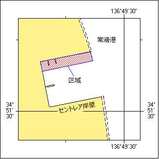潜水訓練位置図
