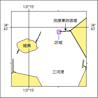 潜水作業位置図