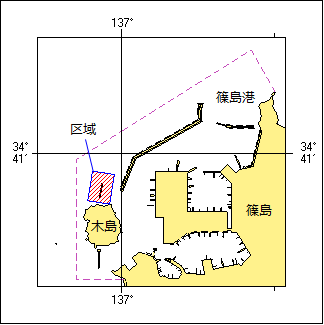 防波堤補修工事位置図