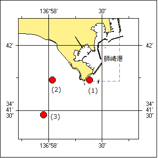 潜水調査等位置図