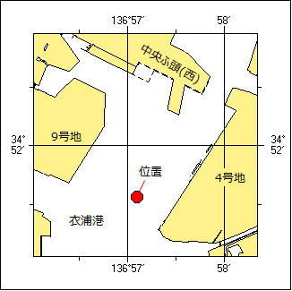 灯付浮標消灯位置図