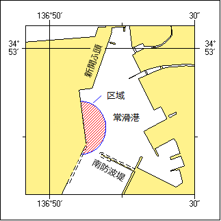 航泊禁止位置図