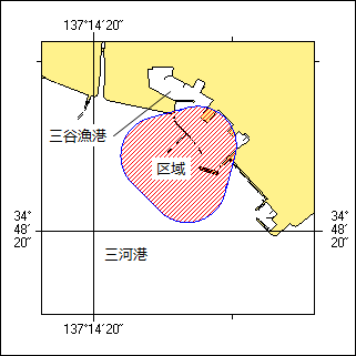 花火打上げ（三河港北部）