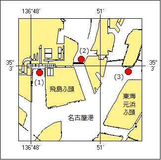 観測機器設置等位置図