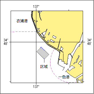 漁場造成工事位置図