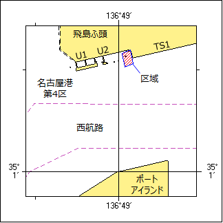 ドルフィン築造工事位置図
