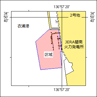 桟橋築造工事位置図