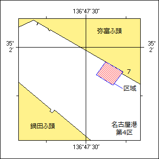 係留施設築造工事位置図