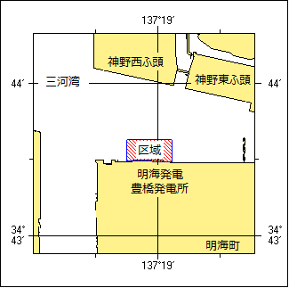 取水口等撤去作業位置図