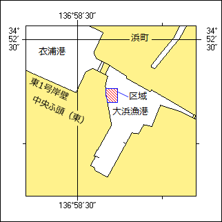 浮桟橋設置工事位置図