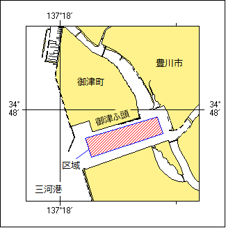 水難救助訓練位置図