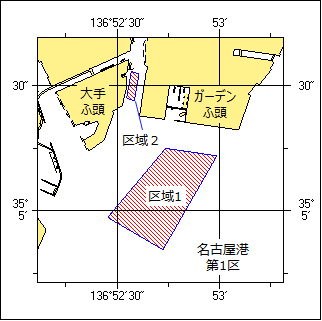 海上行事位置図