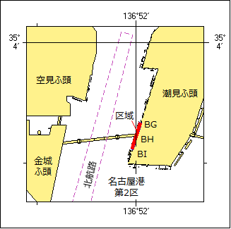 水路測量位置図