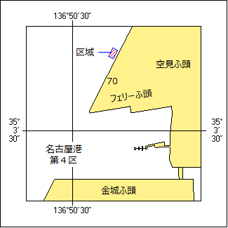 水難救助訓練位置図