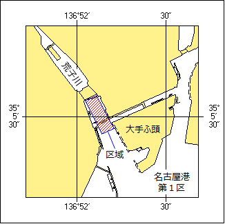 海上行事位置図