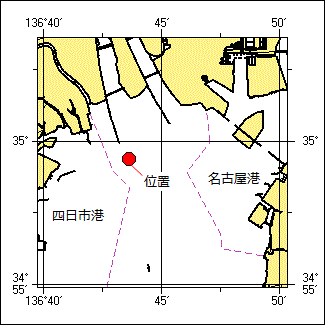 灯浮標点検作業位置図