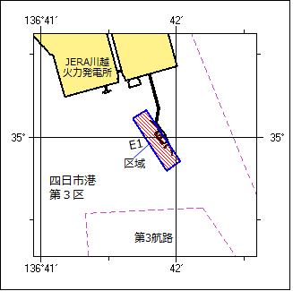 深浅測量位置図