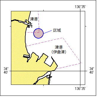 ヨットレース実施位置図