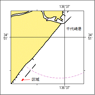 離岸堤築造工事位置図