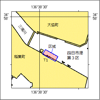 桟橋撤去工事位置図