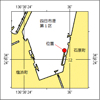 浅所存在位置図