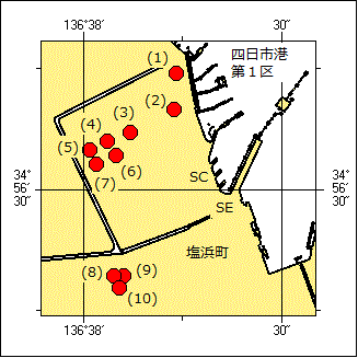タンク及び煙突不存在位置図