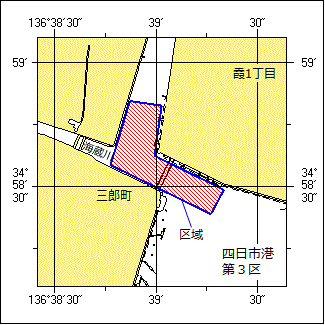 深浅測量実施位置図