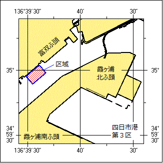 小型船舶操縦訓練実施位置図