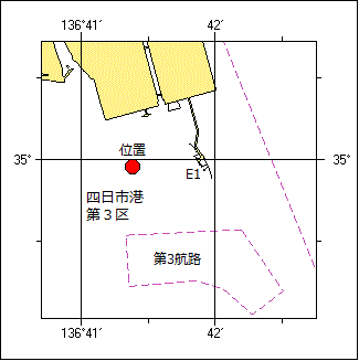 灯付浮標不存在位置図