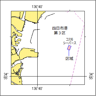 シーバース補修作業位置図