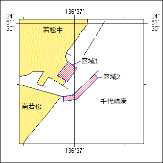 潜水訓練位置図