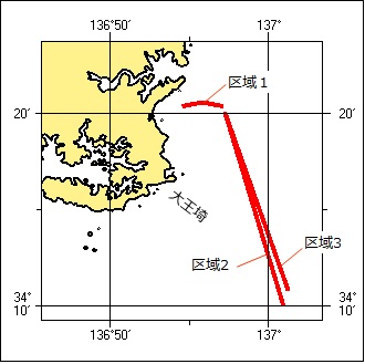 海底線撤去区域図