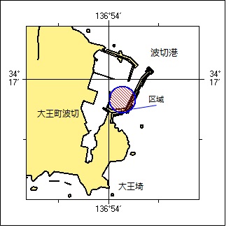 重量物荷役作業区域図