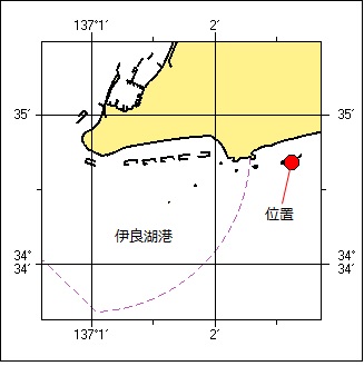 灯付浮標消灯位置図