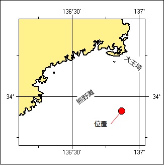 灯付浮標不存在位置図