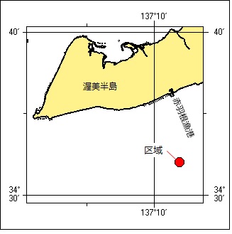 魚礁設置作業区域図