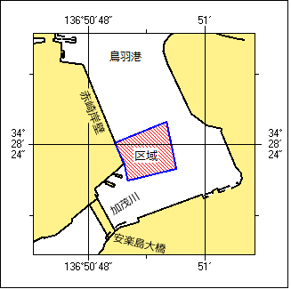 掘下げ作業等区域図