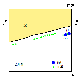 標識灯消灯等位置図