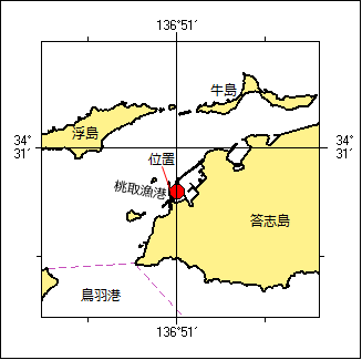 灯台改修工事（桃取港東防波堤灯台）